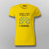 I Don’t Want to Brag T-shirt For Women – AI Tech Tee