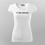I Gfiber Internet T-Shirt For Women