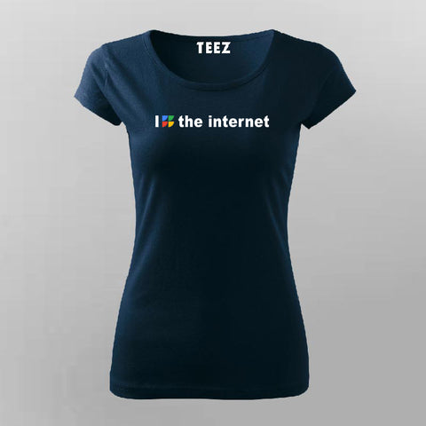 I Gfiber Internet T-Shirt For Women