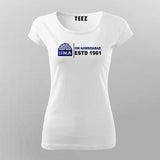 IIM Ahmedabad ESTD 1961 Women's Legacy Tee