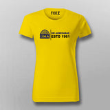 IIM Ahmedabad ESTD 1961 Women's Legacy Tee