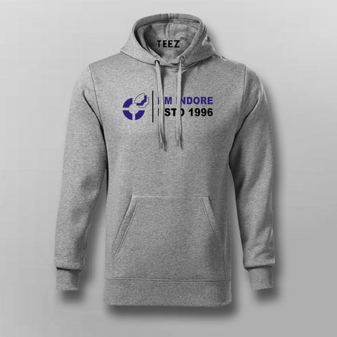 IIM Indore ESTD 1996 Classic Logo Men's Hoodie