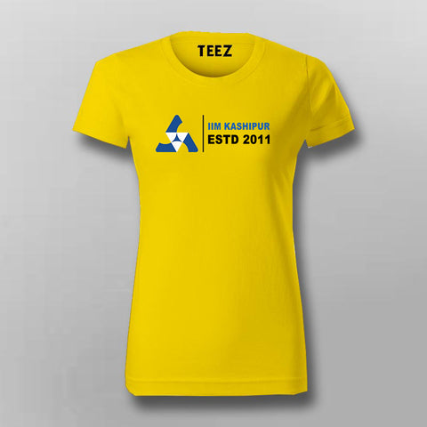 IIM KASHIPUR ESTD 2011 T-Shirt For Women
