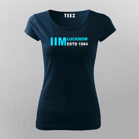 IIM LUCKNOW ESTD 1984 T-Shirt For Women