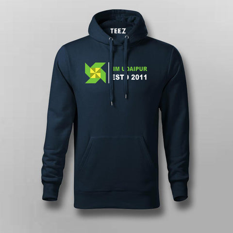 IIM Udaipur ESTD 2011 Signature Men's Hoodie