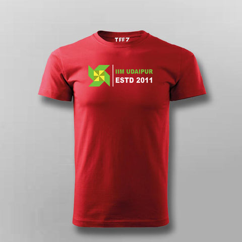 IIM Udaipur ESTD 2011 Signature Men's T-Shirt