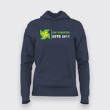IIM Udaipur ESTD 2011 Women's Cotton Hoodie