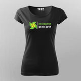 IIM Udaipur ESTD 2011 Women's Cotton T-Shirt