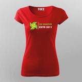 IIM Udaipur ESTD 2011 Women's Cotton T-Shirt