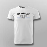 IIT Bhilai ESTD 2016 Round Neck T-Shirt for Men