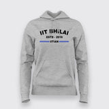 IIT Bhilai ESTD 2016 Women's Pride Hoodie