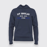 IIT Bhilai ESTD 2016 Women's Pride Hoodie