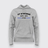 IIT Dharwad ESTD 2016 Women's Campus Hoodie