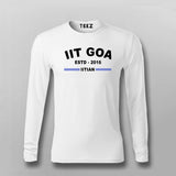 IIT Goa ESTD 2016 Men's Cotton Tee