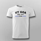 IIT Goa ESTD 2016 Men's Cotton Tee