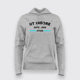 IIT Indore ESTD 2009 Women's Alumni Hoodie