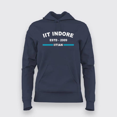 IIT INDORE ESTD 2009 Hoodies For Women