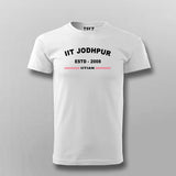 IIT Jodhpur ESTD 2008 Round Neck T-Shirt for Men - Official Merch