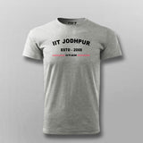 IIT Jodhpur ESTD 2008 Round Neck T-Shirt for Men - Official Merch