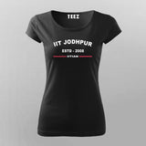 Indian Institute of Technology Kanpur ESTD 1959 T-Shirt For Women