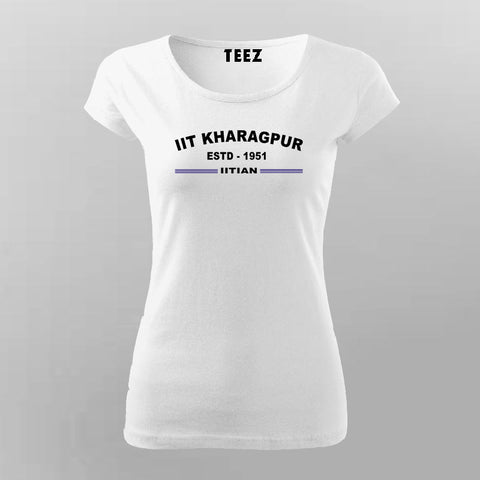 IIT Kharagpur Vintage Tee ESTD 1951 - Women's Style