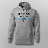 IIT Roorkee ESTD 2001 Men's Cotton Hoodie - Heritage Edition