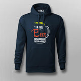 Beer Disappears Hoodie - Funny and Bold Drinker's Wear by Teez