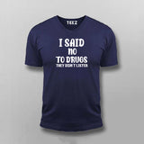 No to Drugs Tee - Humorous Statement Wear by Teez