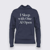 I Sleep With One AI Open T-shirt For Women