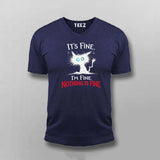 I'm Fine Nothing Is Fine T-shirt For Men – Dark Humor Tee