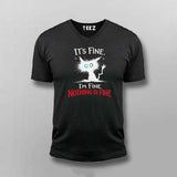 I'm Fine Nothing Is Fine T-shirt For Men – Dark Humor Tee