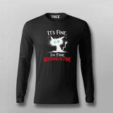 I'm Fine Nothing Is Fine T-shirt For Men – Dark Humor Tee