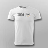Ibm Aws Logo T-shirt For Men