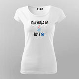 In A World Of Java Be A C++ Programming T-Shirt For Women