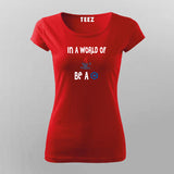Stand Out: Be C++ in a World of Java - Women's Tee