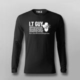 It Guy Definition Funny Computer Nerd T-shirt For Men