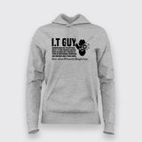 It Guy Definition Funny Computer Nerd T-Shirt For Women