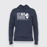 It Guy Definition Funny Computer Nerd T-Shirt For Women
