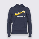 Just Drink It T-shirt For Women – Party Vibes