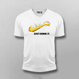 Just Drink It T-shirt For Men – Party Vibes