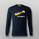 Just Drink It T-shirt For Men – Party Vibes