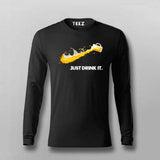 Just Drink It T-shirt For Men – Party Vibes