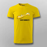 Just Drink It T-shirt For Men – Party Vibes