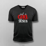 Just a Girl Who Loves Jesus - Women's Faith Tee