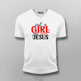 Just a Girl Who Loves Jesus - Women's Faith Tee