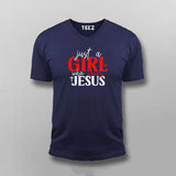 Just a Girl Who Loves Jesus - Women's Faith Tee