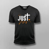 Just Jesus - Simple Faith-Based Men's T-Shirt