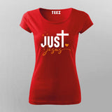 Just Jesus - Simple Devotion Women's T-Shirt