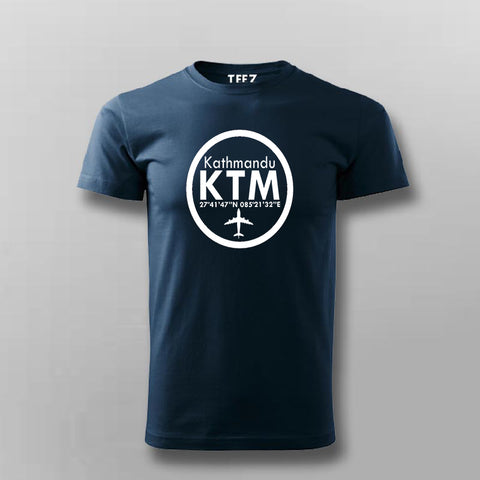 KTM, Kathmandu Tribhuvan International Airport T-shirt For Men