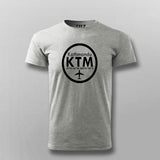 KTM, Kathmandu Tribhuvan International Airport T-shirt For Men